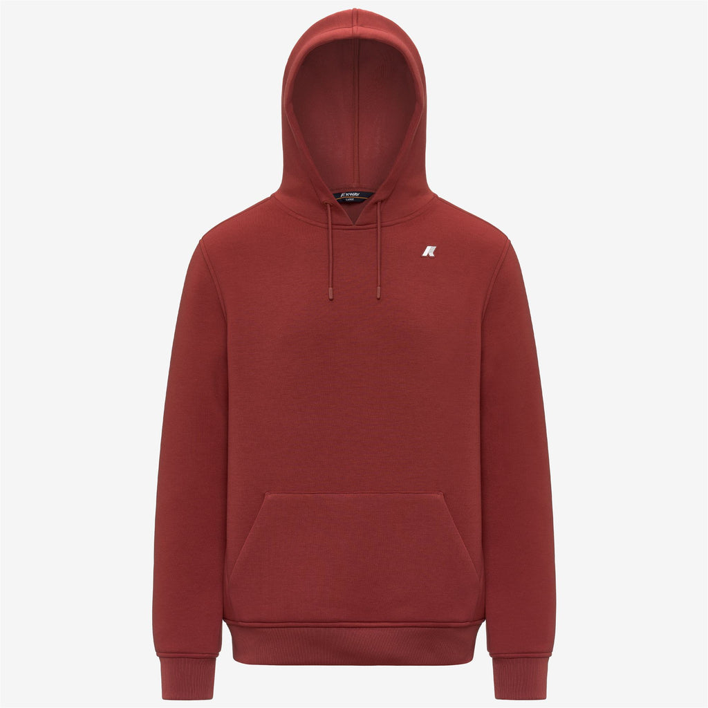 Fleece_Man_BERNIE SPACER_Pull Over_Red Dk Chili - Commercial 1