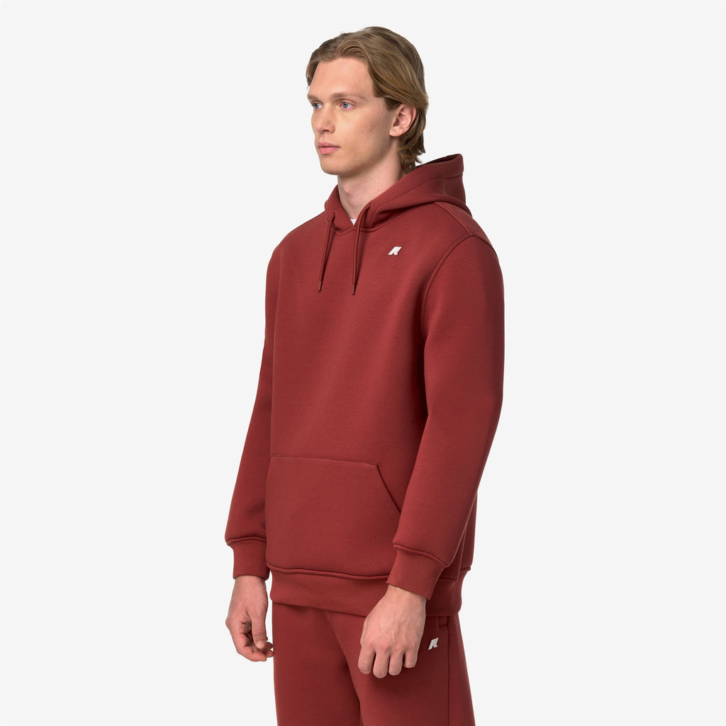 Fleece_Man_BERNIE SPACER_Pull Over_Red Dk Chili - Commercial 5