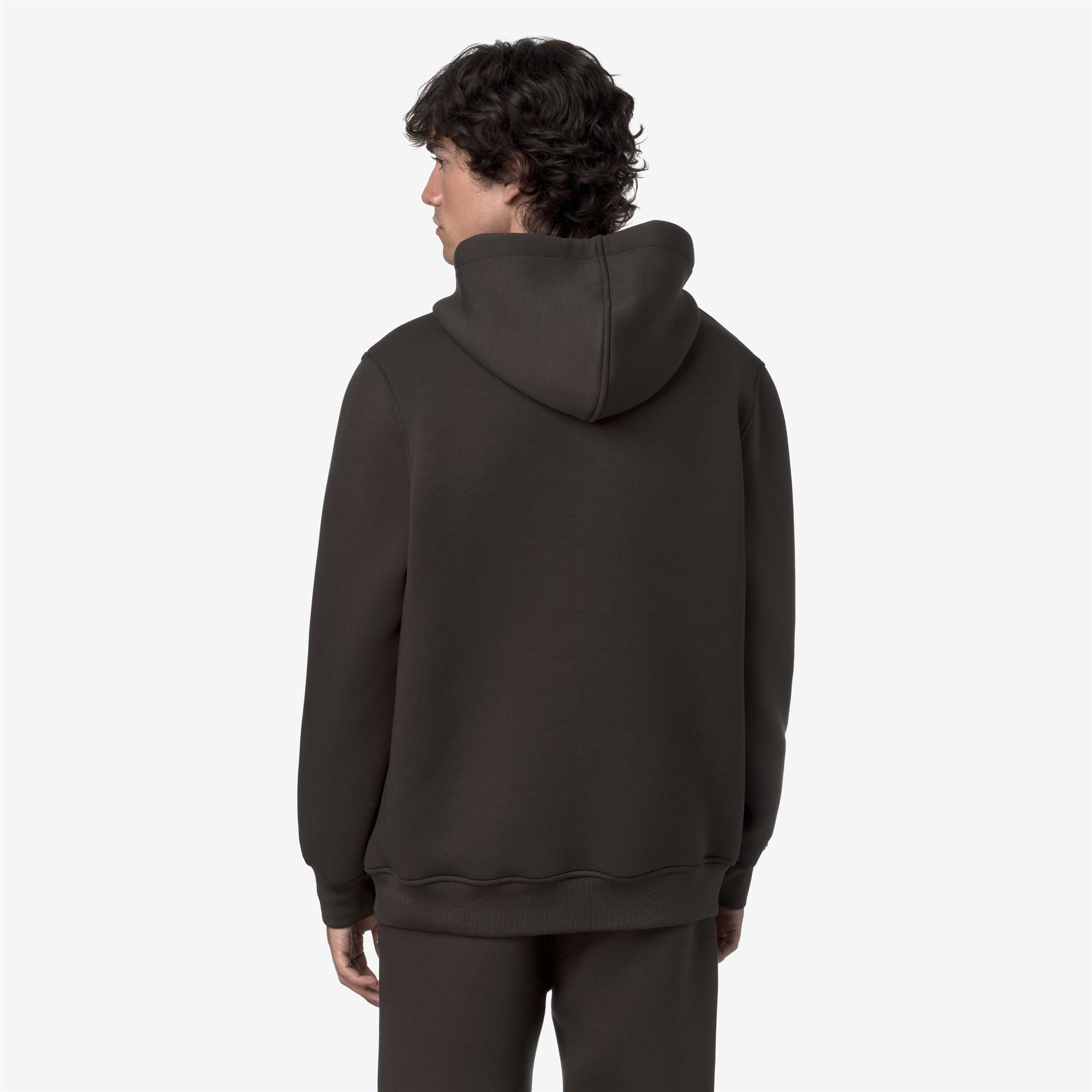 Fleece_MAN_BERNIE SPACER_Pull Over_Black Olive - Commercial 6