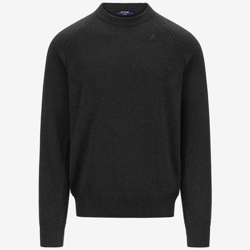 Knitwear_MAN_SEBAS WOOL CASHMERE_Pull Over_Black Pure - Commercial 1