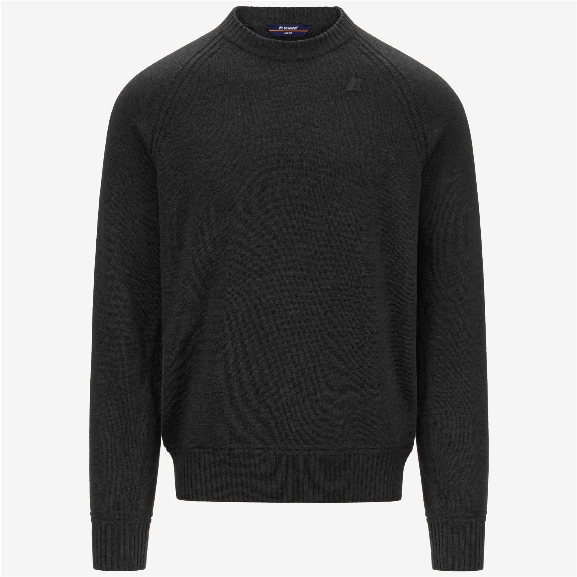 Knitwear_MAN_SEBAS WOOL CASHMERE_Pull Over_Black Pure - Commercial 1