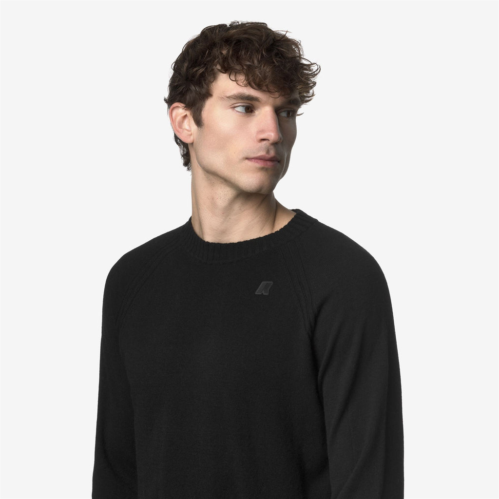 Knitwear_MAN_SEBAS WOOL CASHMERE_Pull Over_Black Pure - Commercial 7