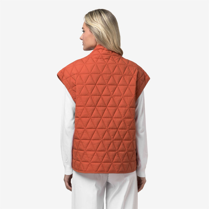 SALOIRE DIAMOND QUILTED WARM AF - Vestes - Court - Femme - Orange Brownish 4