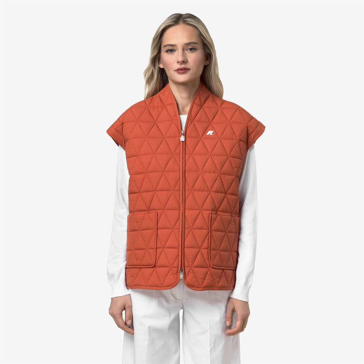 SALOIRE DIAMOND QUILTED WARM AF - Vestes - Court - Femme - Orange Brownish 2