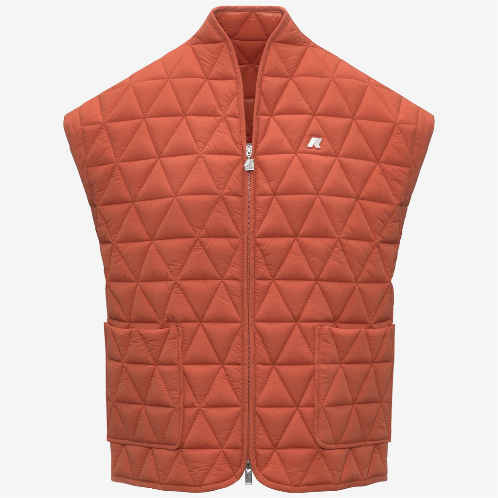 Jackets_Woman_SALOIRE DIAMOND QUILTED WARM AF_Short_Orange Brownish - Commercial 1