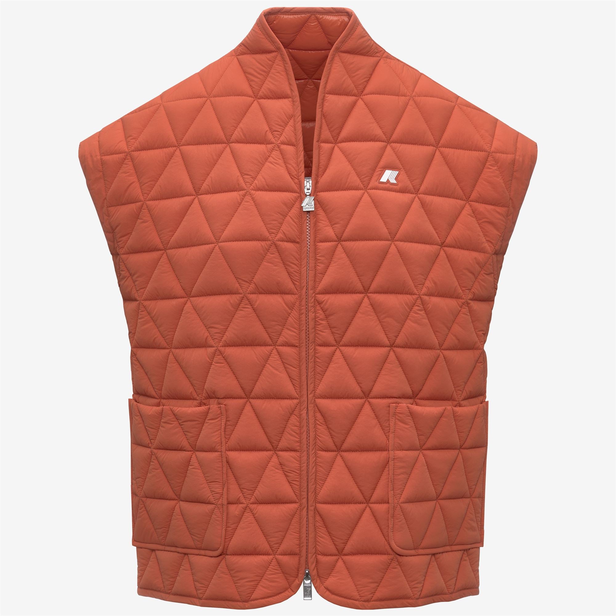 Jackets_Woman_SALOIRE DIAMOND QUILTED WARM AF_Short_Orange Brownish - Commercial 1