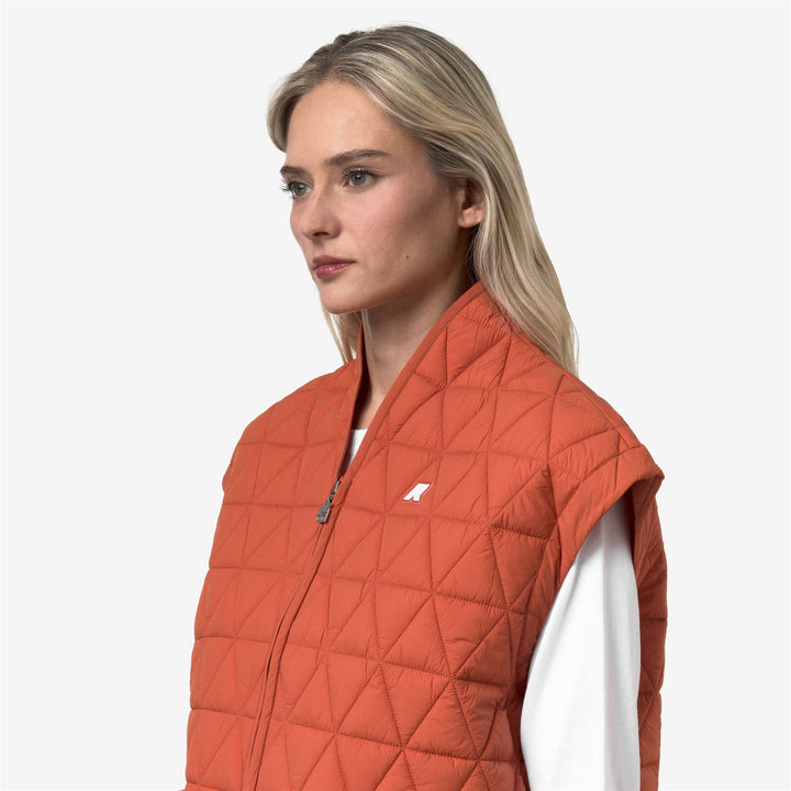 SALOIRE DIAMOND QUILTED WARM AF - Vestes - Court - Femme - Orange Brownish 5