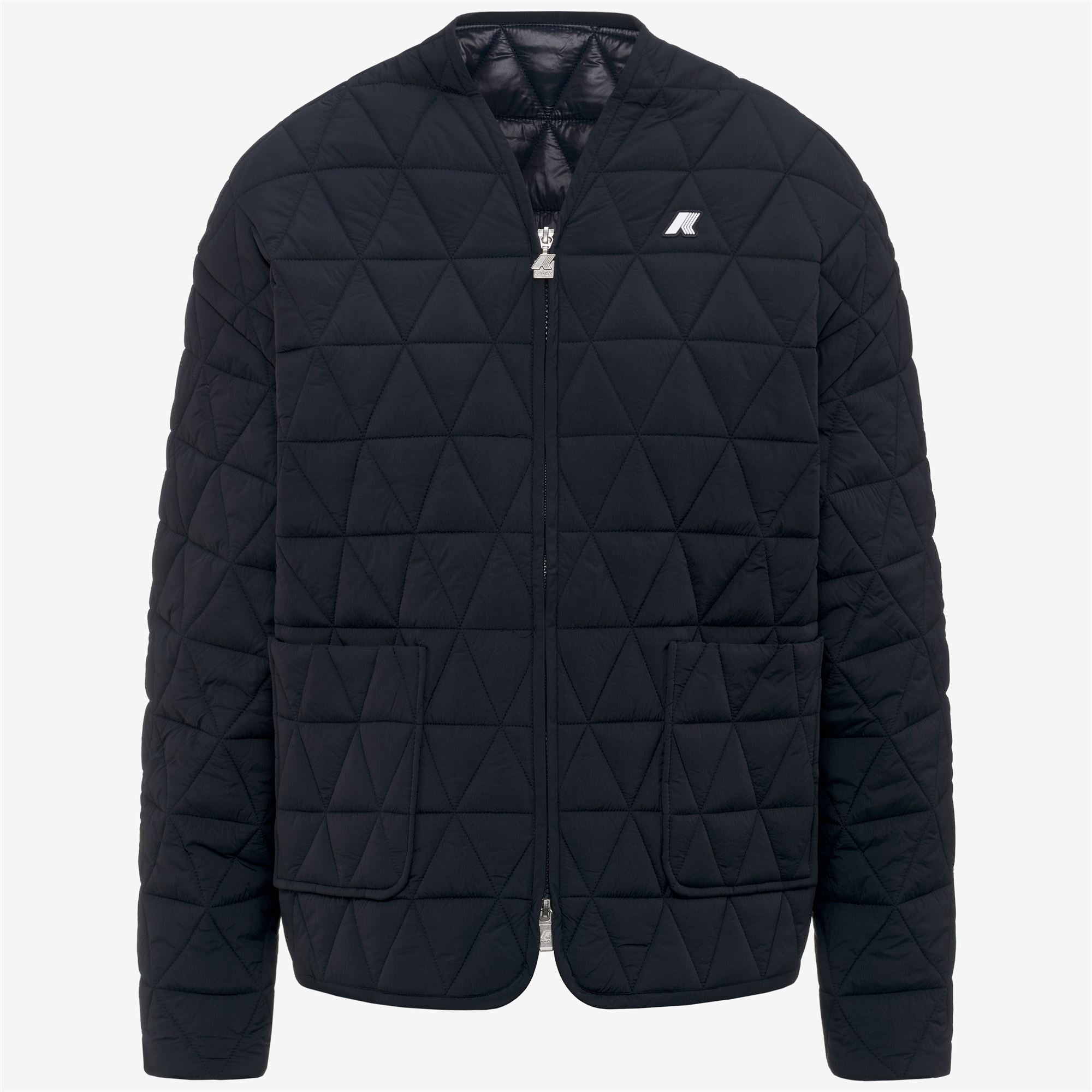 Jackets_WOMAN_SELIME DIAMOND QUILTED WARM AF_Mid_Blue Depth - Commercial 1