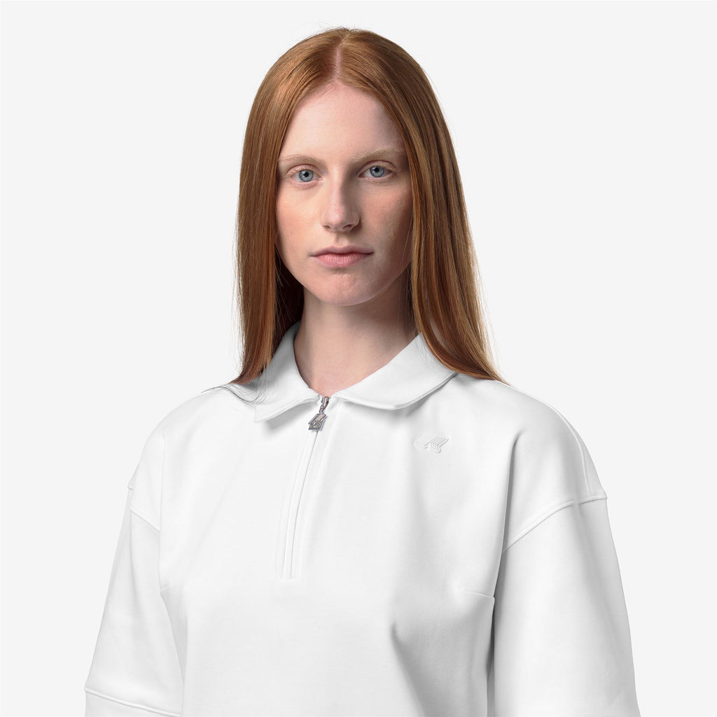 Polo Shirts_Woman_LOZANY INTERLOCK_Polo_White - White - Commercial 7