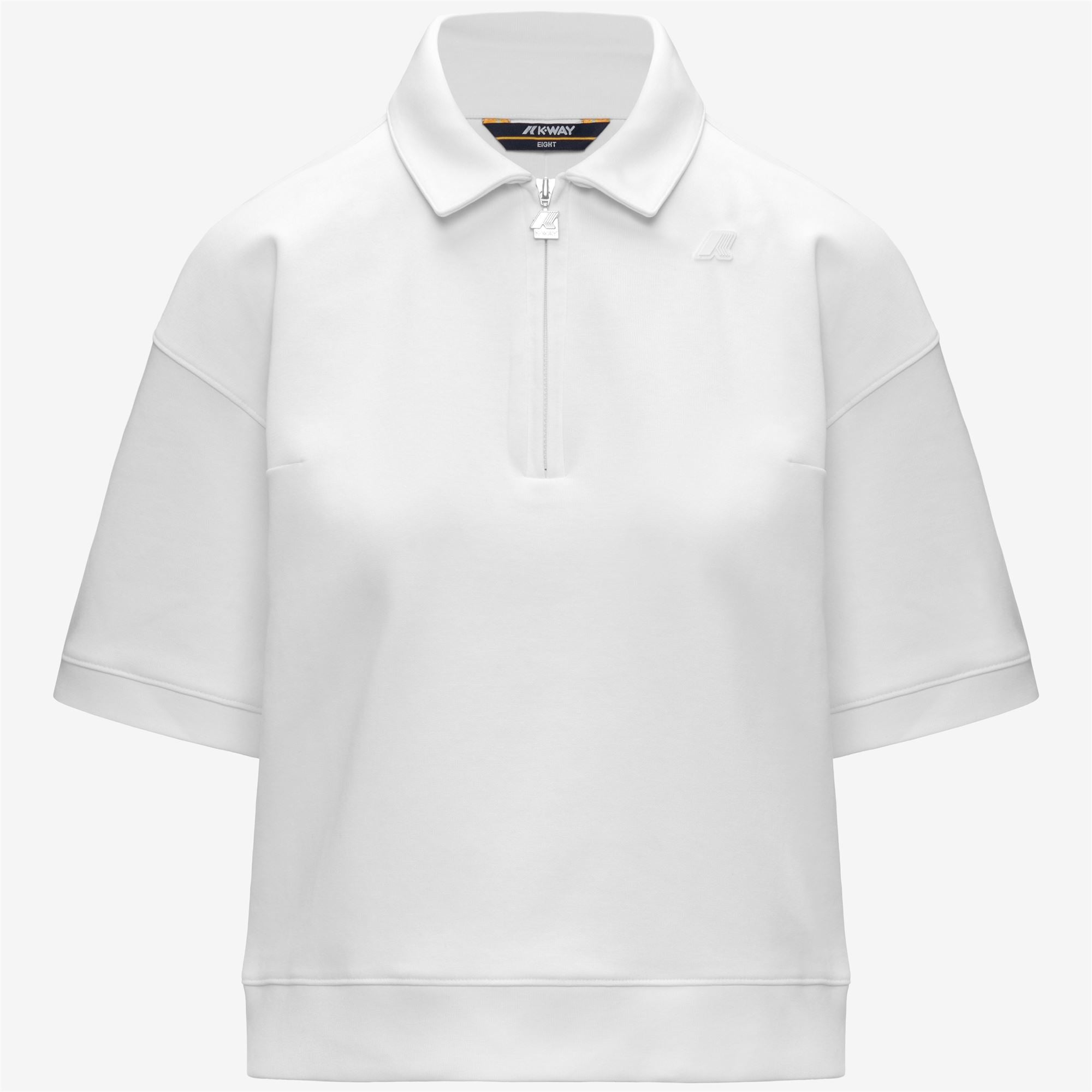 Polo Shirts_Woman_LOZANY INTERLOCK_Polo_White - White - Commercial 1
