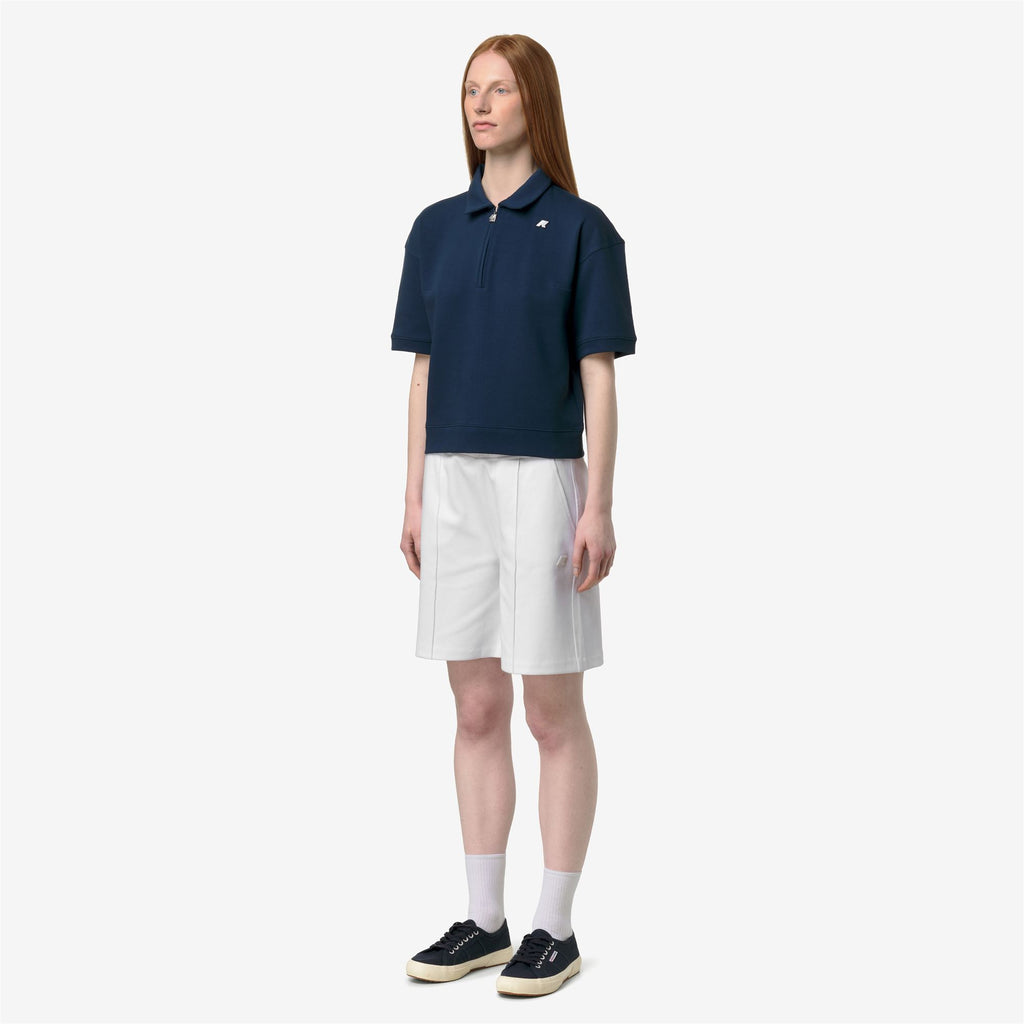 Polo Shirts_Woman_LOZANY INTERLOCK_Polo_Blue Insignia - Commercial 5