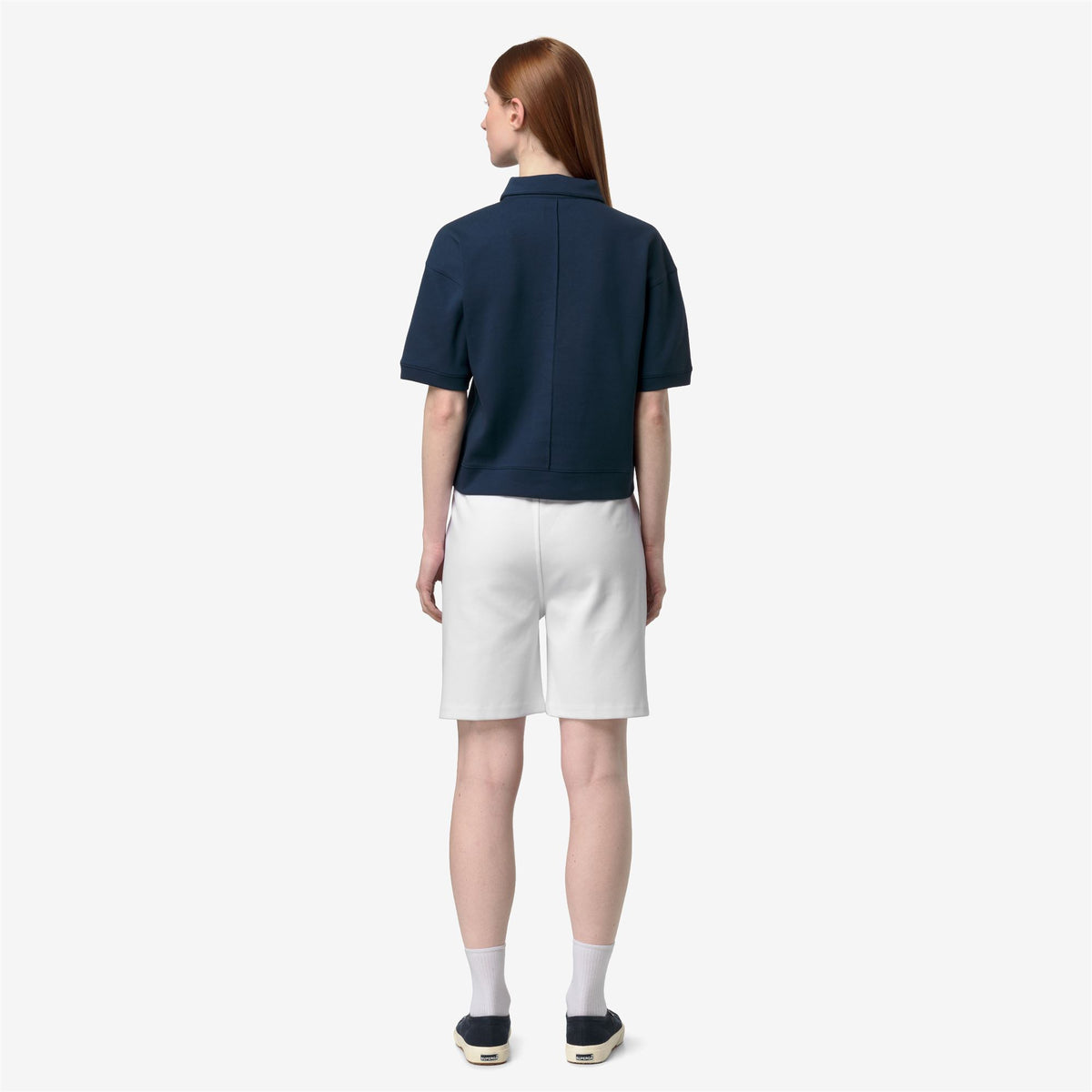 Polo Shirts_Woman_LOZANY INTERLOCK_Polo_Blue Insignia - Commercial 6