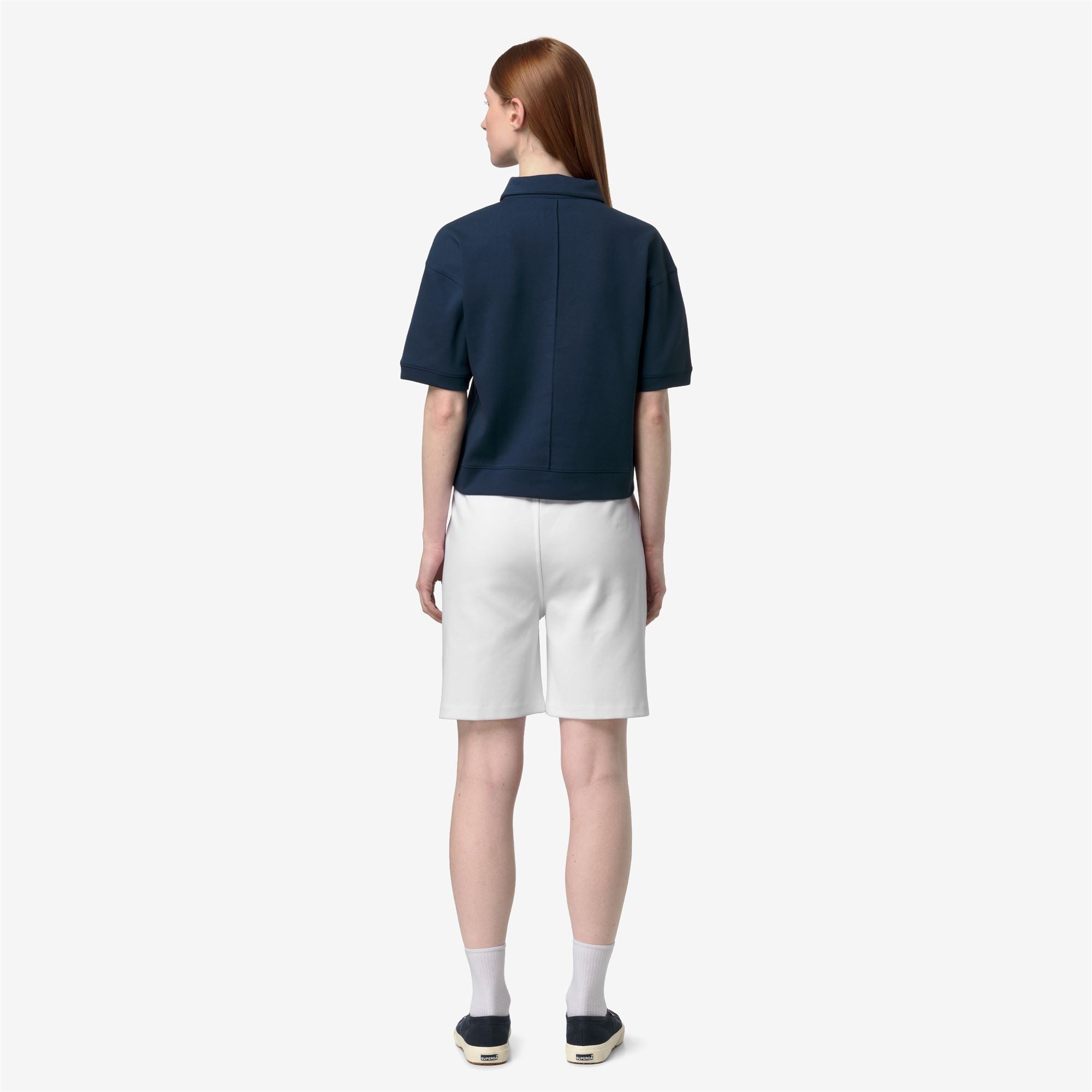 Polo Shirts_Woman_LOZANY INTERLOCK_Polo_Blue Insignia - Commercial 6