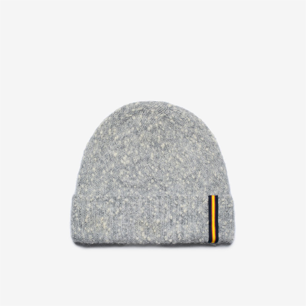 Headwear_Woman_COCOUNE COCCOLA YARN_Hat_GREY - WHITE - Commercial 1