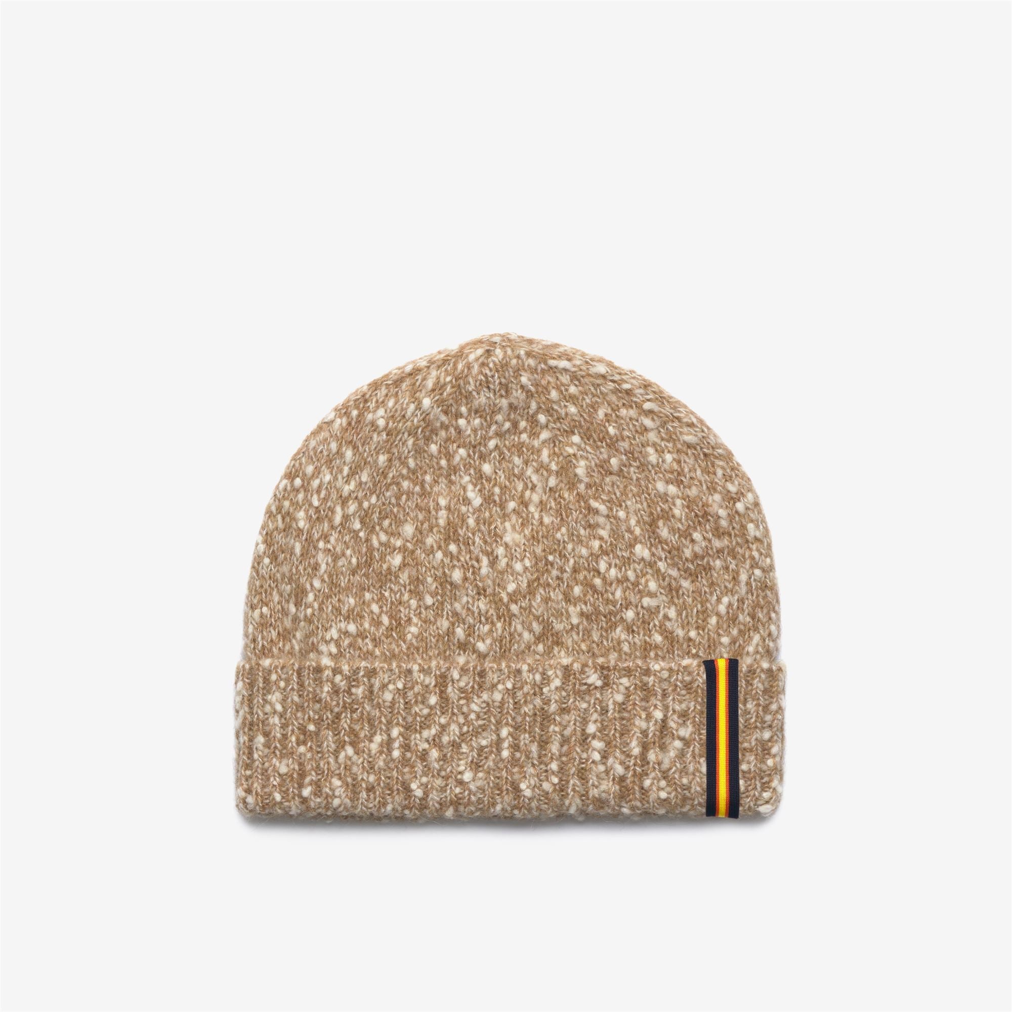 Headwear_Woman_COCOUNE COCCOLA YARN_Hat_BROWN - WHITE - Commercial 2