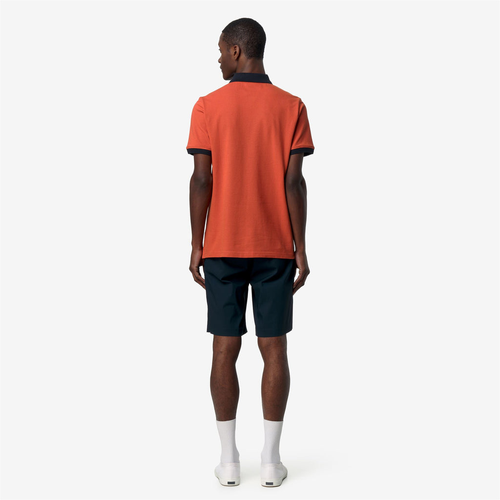 Polo Shirts_Man_VIC-VORMIR PIQUE_Polo_Orange Brownish - Blue Depth - Commercial 6