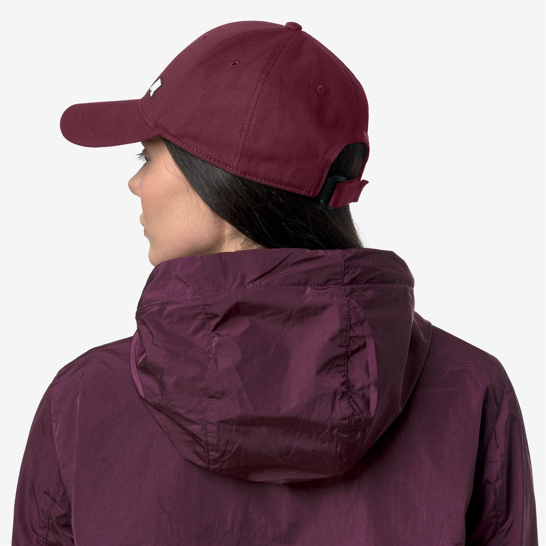 ILY - Accessoires pour la tête - Casquette - Unisexe - Violet Mauve Wine main