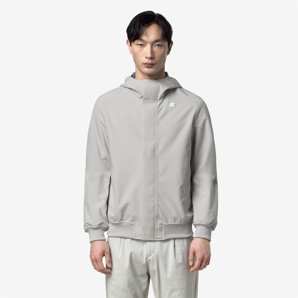 JOACHIM BONDED JERSEY - Vestes - Court - Homme - BEIGE LT 02