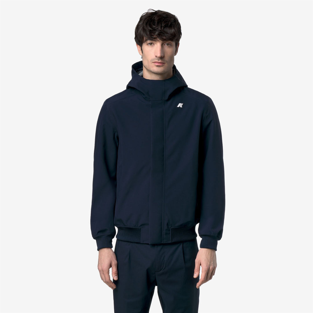 JOACHIM BONDED JERSEY - Vestes - Court - Homme - Blue Depth main