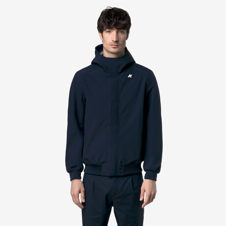 JOACHIM BONDED JERSEY - Vestes - Court - Homme - Blue Depth 2