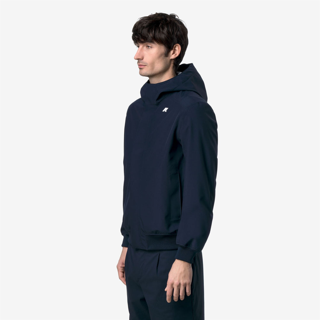 JOACHIM BONDED JERSEY - Vestes - Court - Homme - Blue Depth main