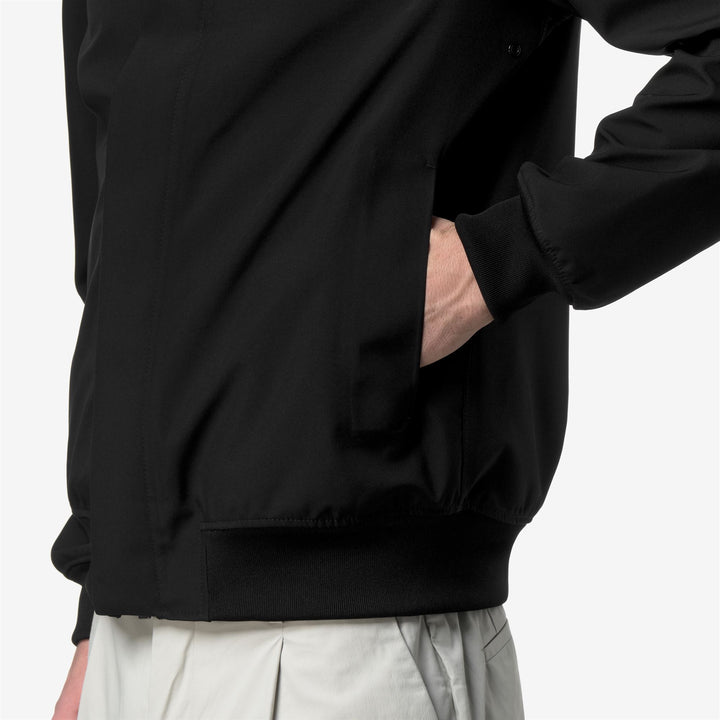 JOACHIM BONDED JERSEY - Vestes - Court - Homme - Black Pure-Black Pure 5