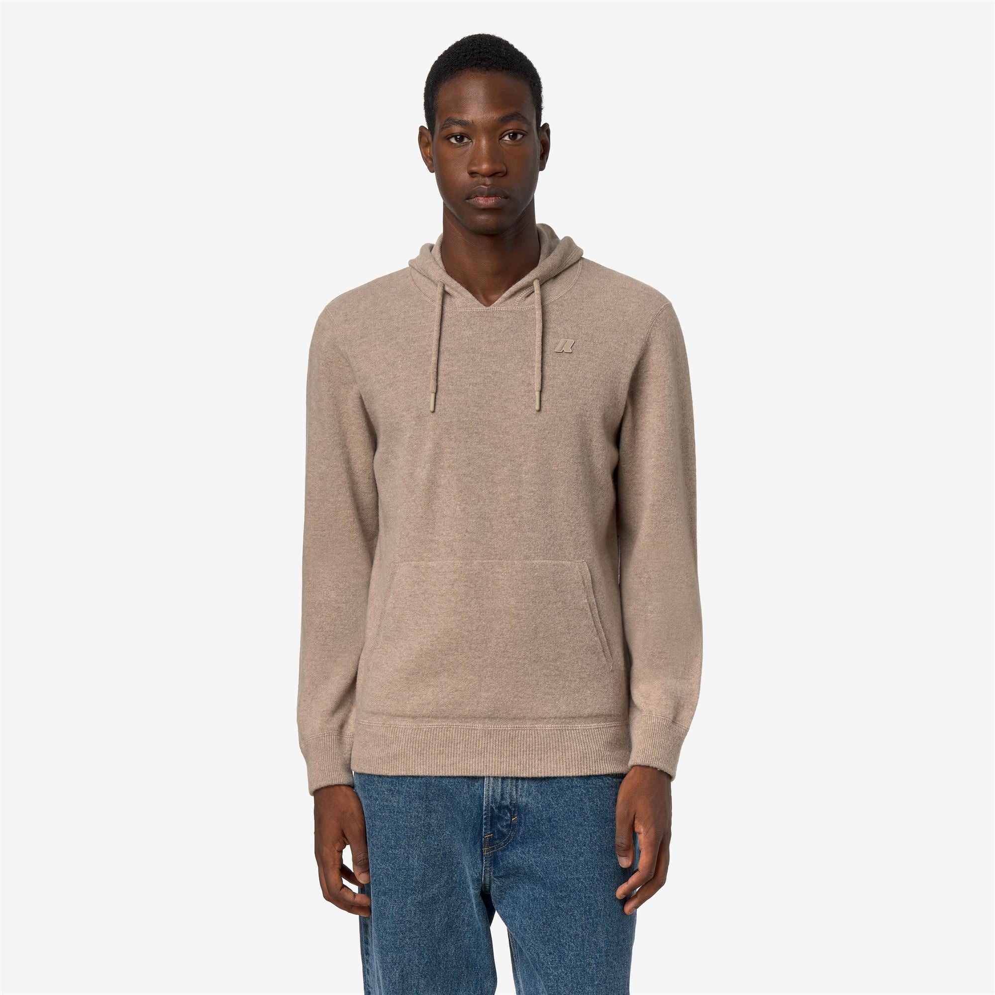 Knitwear_Man_ARZEL FLEECE STITCH_Jumper_Beige Plaza - Commercial 4