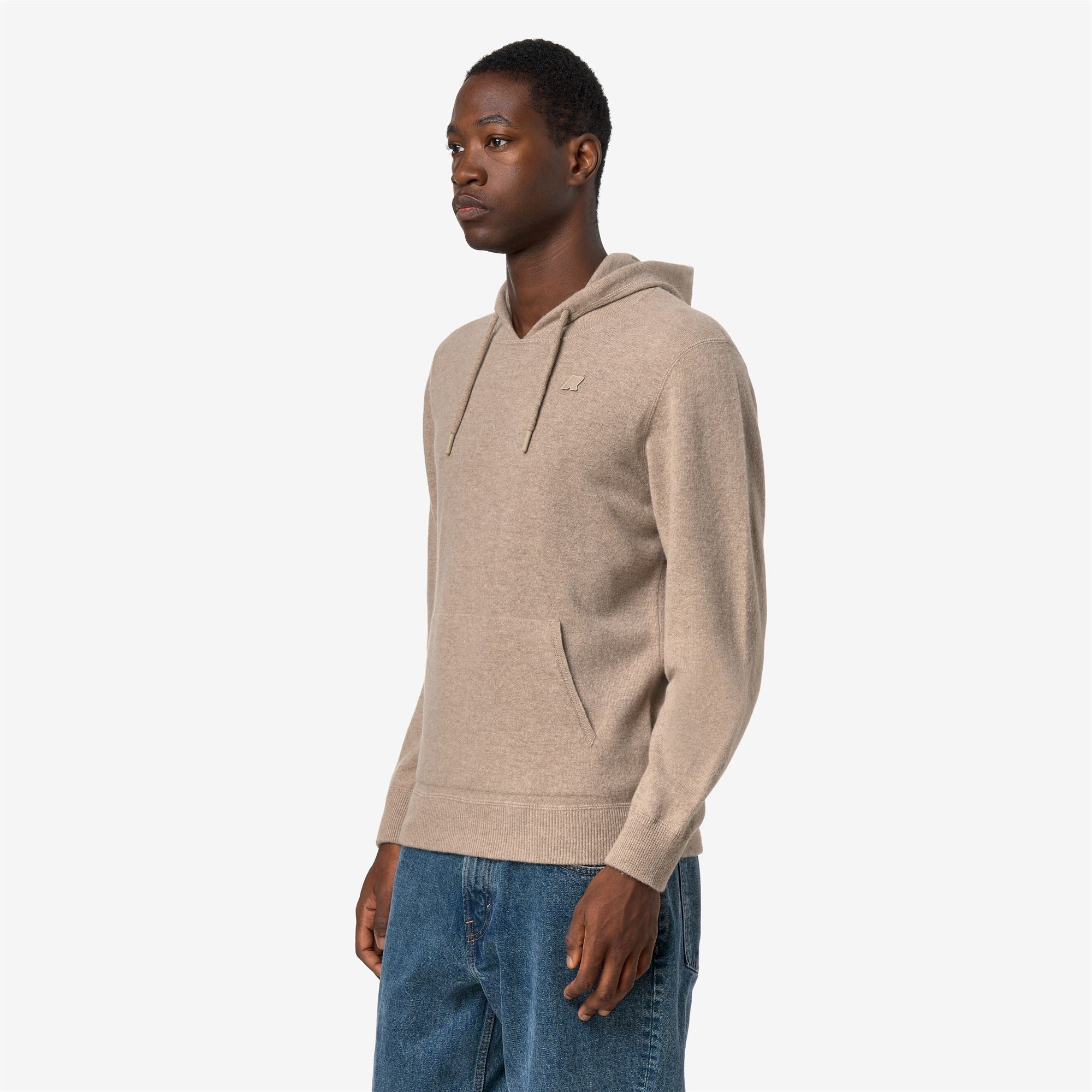 Knitwear_Man_ARZEL FLEECE STITCH_Jumper_Beige Plaza - Commercial 5