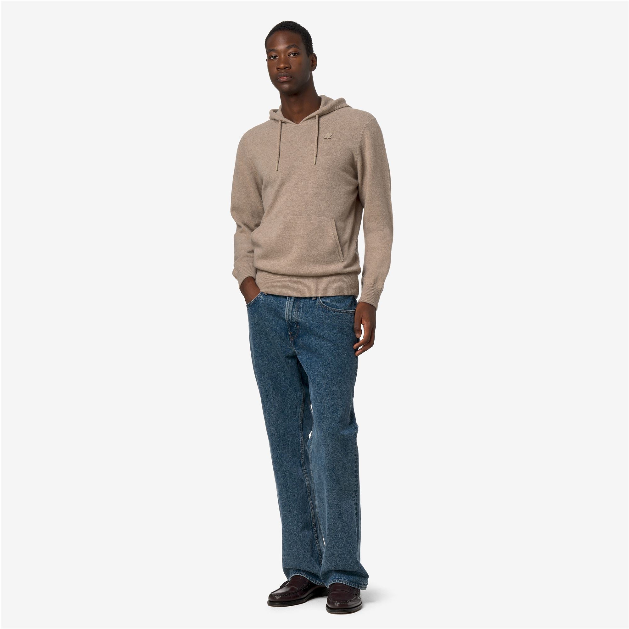 Knitwear_Man_ARZEL FLEECE STITCH_Jumper_Beige Plaza - Commercial 7