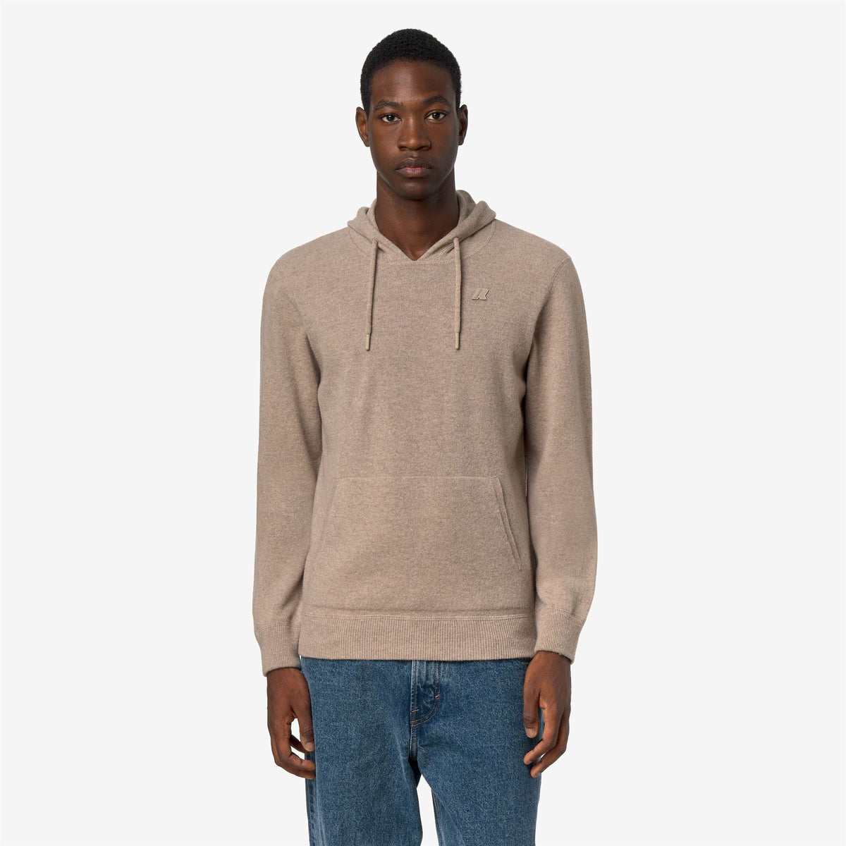 Knitwear_Man_ARZEL FLEECE STITCH_Jumper_Beige Plaza - Commercial 4