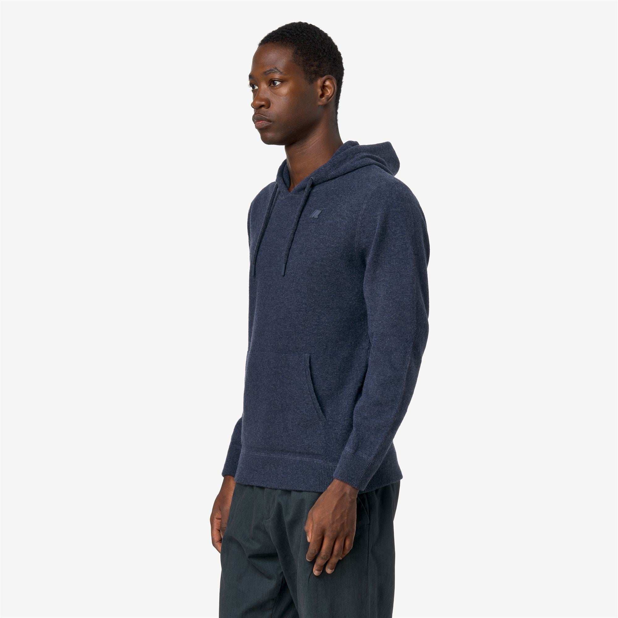 Knitwear_Man_ARZEL FLEECE STITCH_Jumper_Blue Dusty - Commercial 5
