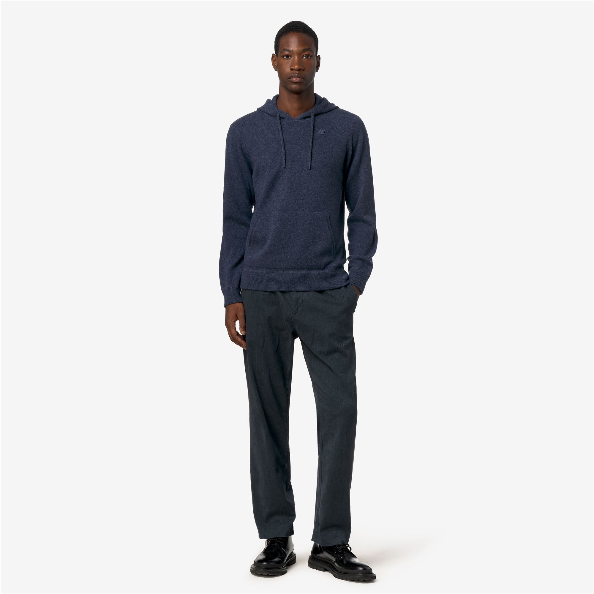 Knitwear_Man_ARZEL FLEECE STITCH_Jumper_Blue Dusty - Commercial 7