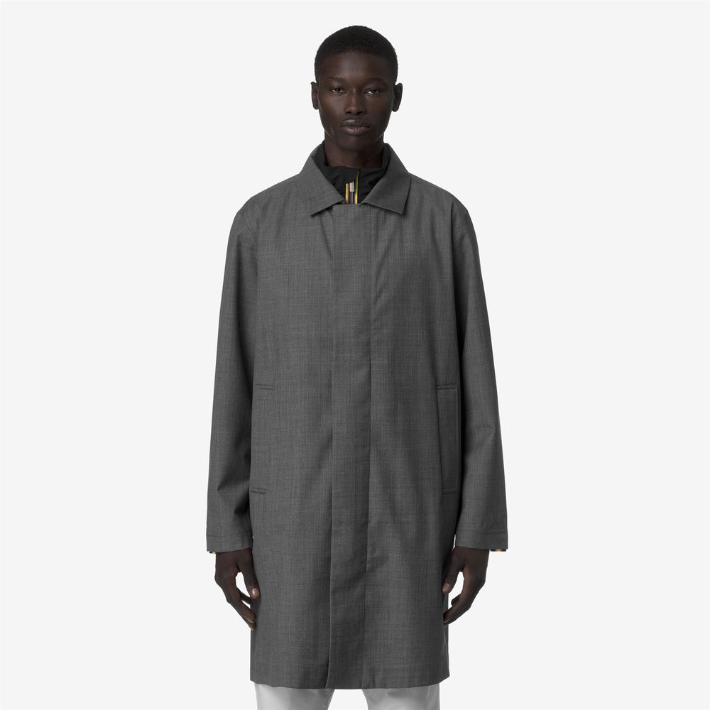 POIROL 3L WOOL - Jackets - 3/4 LENGTH - MAN - Grey Shadow Dk GRISAILLE 02