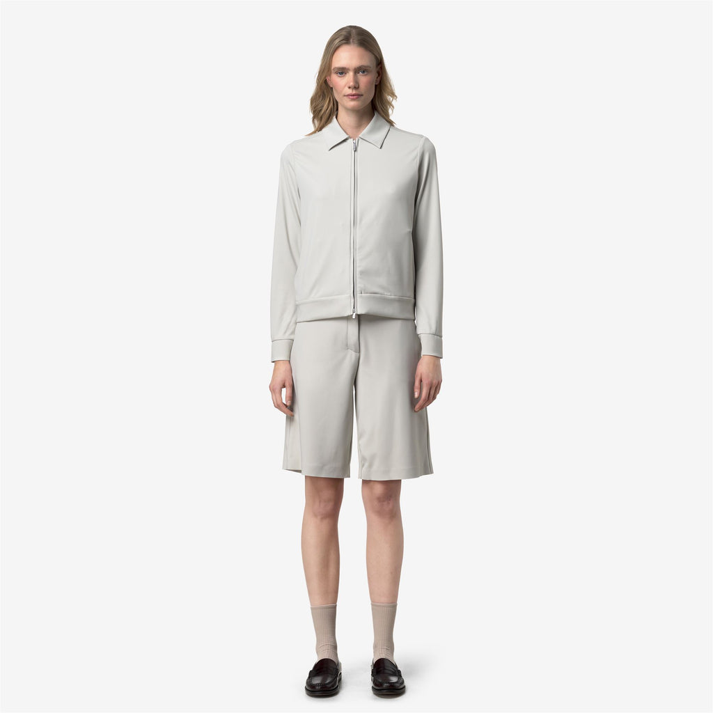 Fleece_Woman_ISY SL SPACER_Jacket_BEIGE LT - Commercial 4