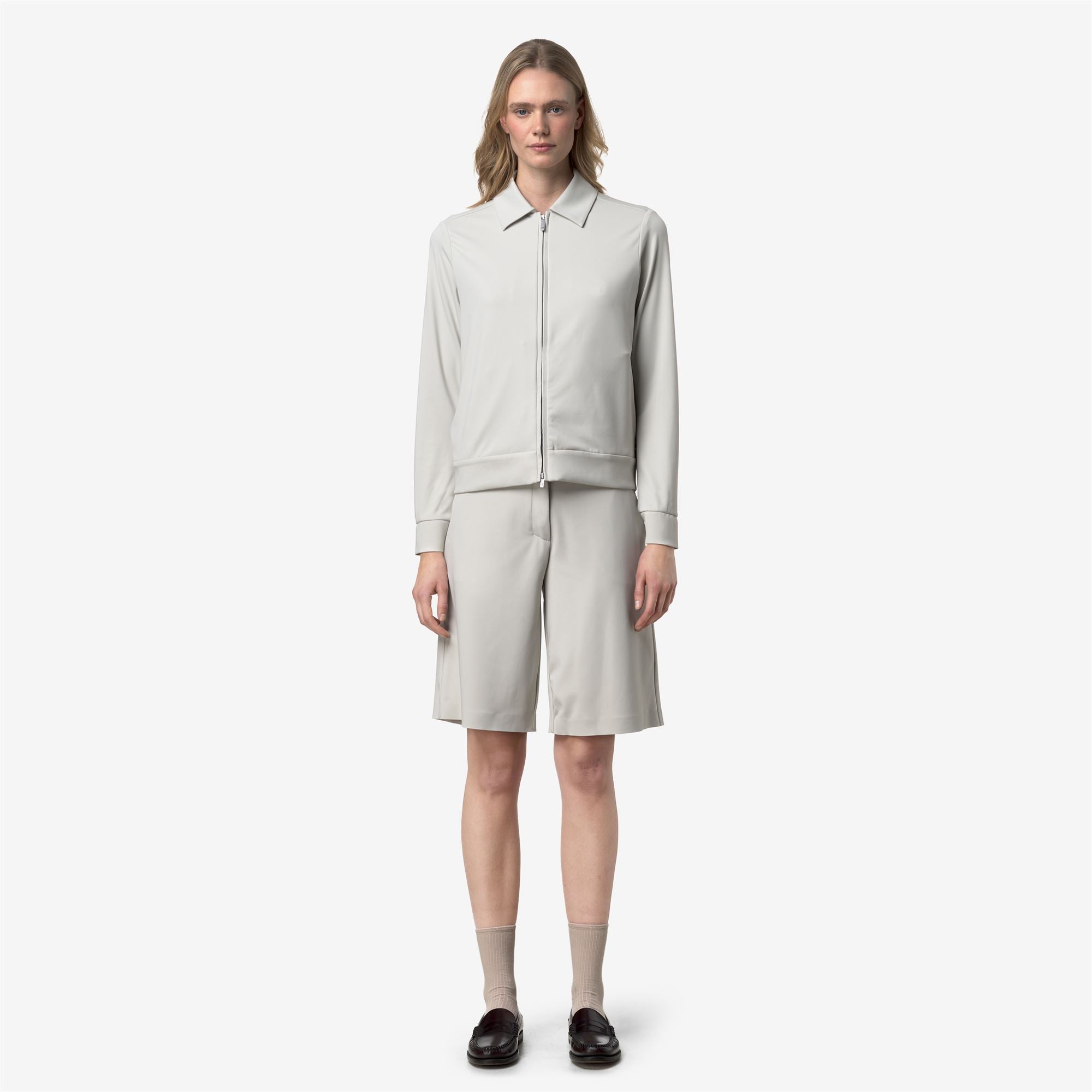 Fleece_Woman_ISY SL SPACER_Jacket_BEIGE LT - Commercial 4