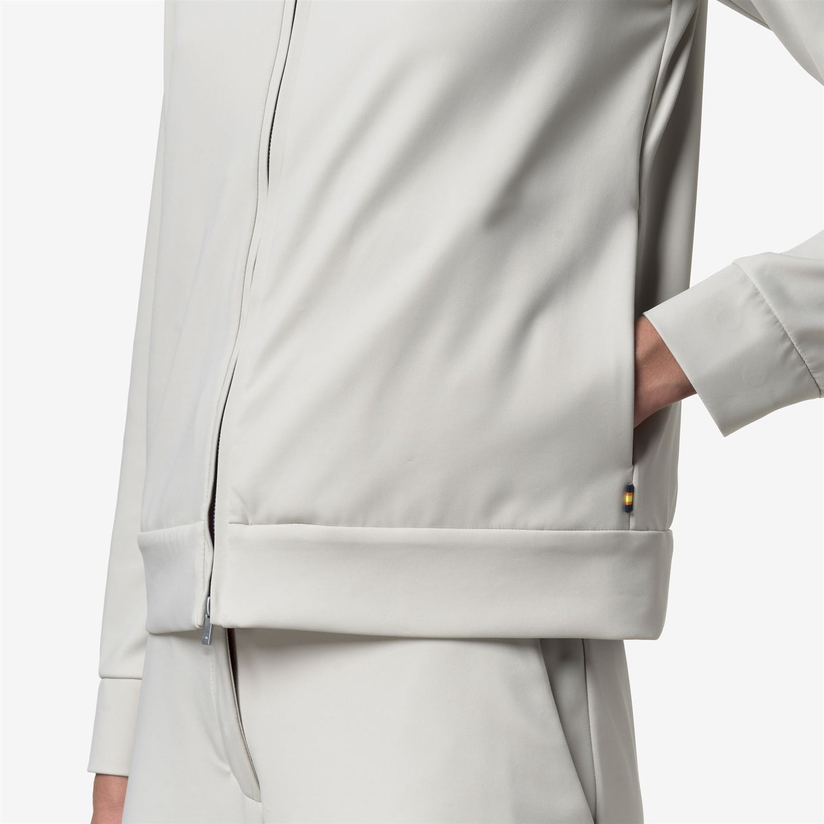 Fleece_Woman_ISY SL SPACER_Jacket_BEIGE LT - Commercial 7