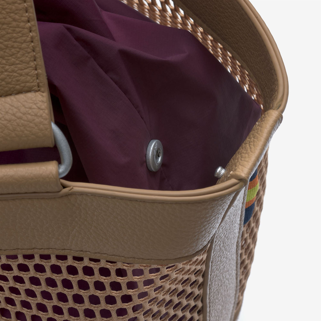 HOLLIS SMALL - Sacs - Sac à bandoulière - Femme - Brown Bistre-Violet Mauve Wine main