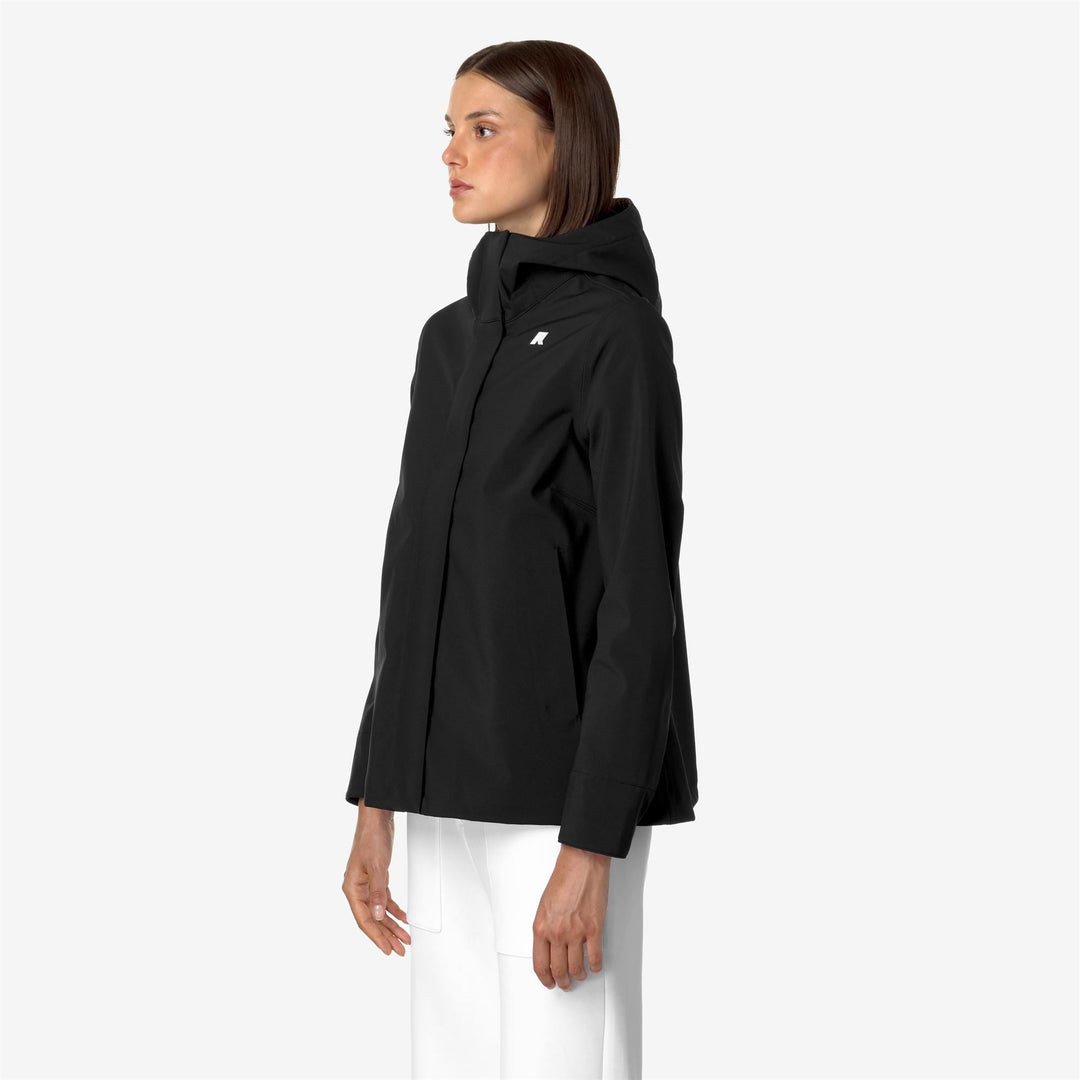 MADALINA BONDED - Jackets - Mid - WOMAN - BLACK-BLUE DEPTH