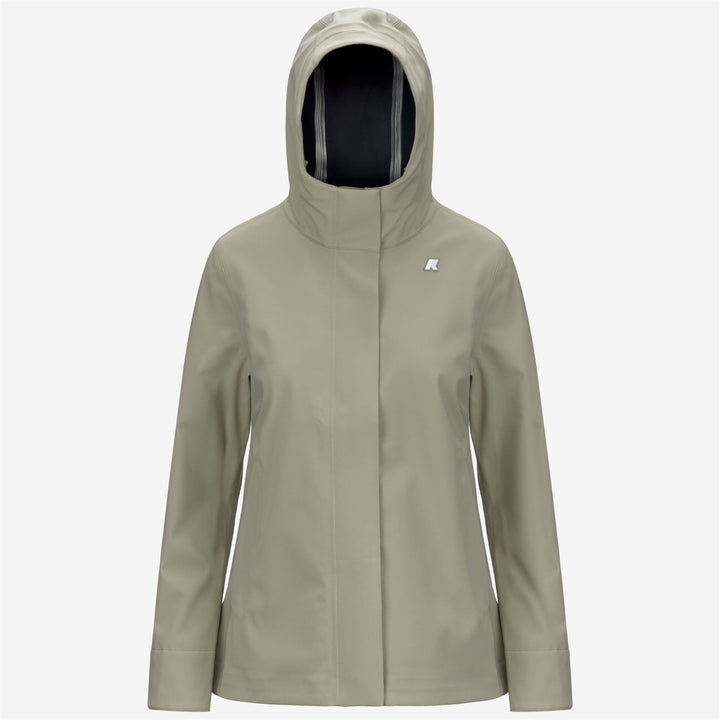 MADALINA BONDED - Jackets - Mid - WOMAN - Green Oak-Blue Depth 1