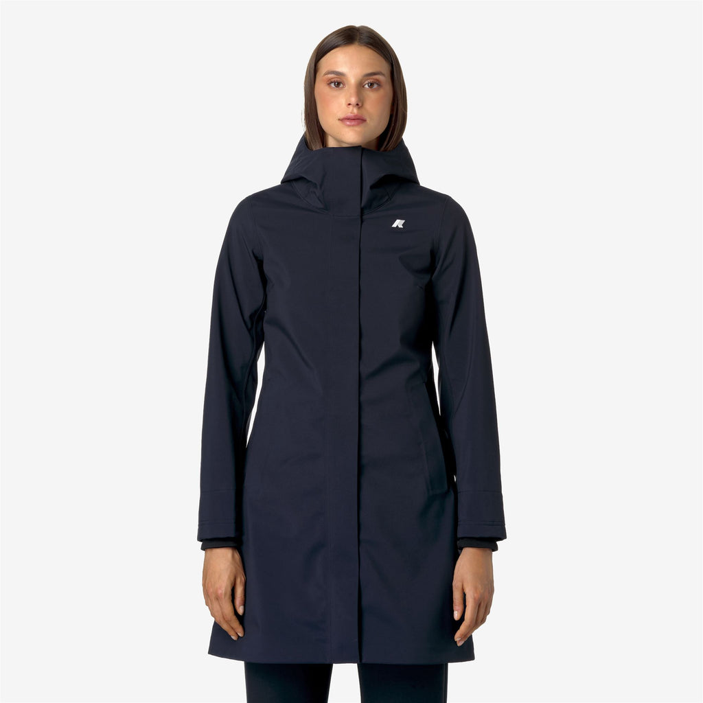 Jackets_WOMAN_STEPHY BONDED_3/4 Length_Blue Depth-Blue Depth - Blue Depth - Commercial 3