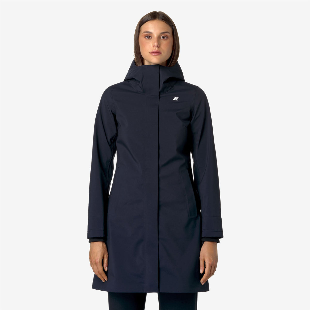 Jackets_WOMAN_STEPHY BONDED_3/4 Length_Blue Depth-Blue Depth - Blue Depth - Commercial 3
