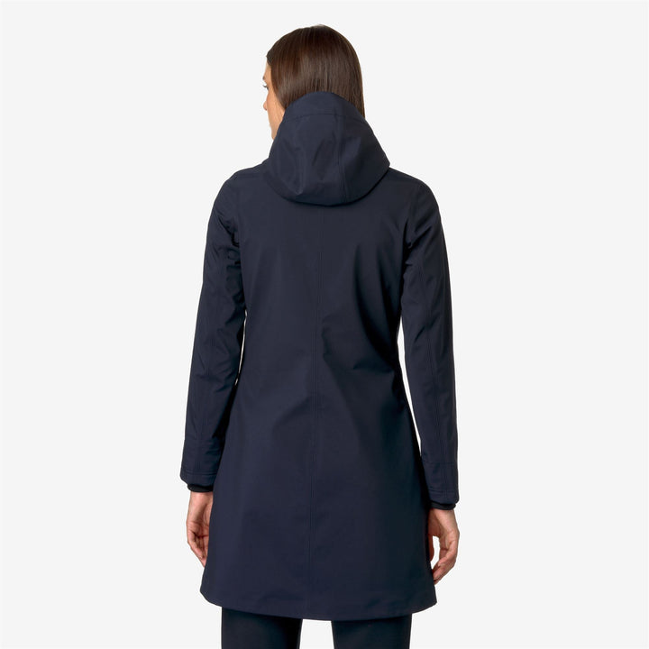 STEPHY BONDED - Jackets - 3/4 LENGTH - WOMAN - BLUE DEPTH-BLUE DEPTH