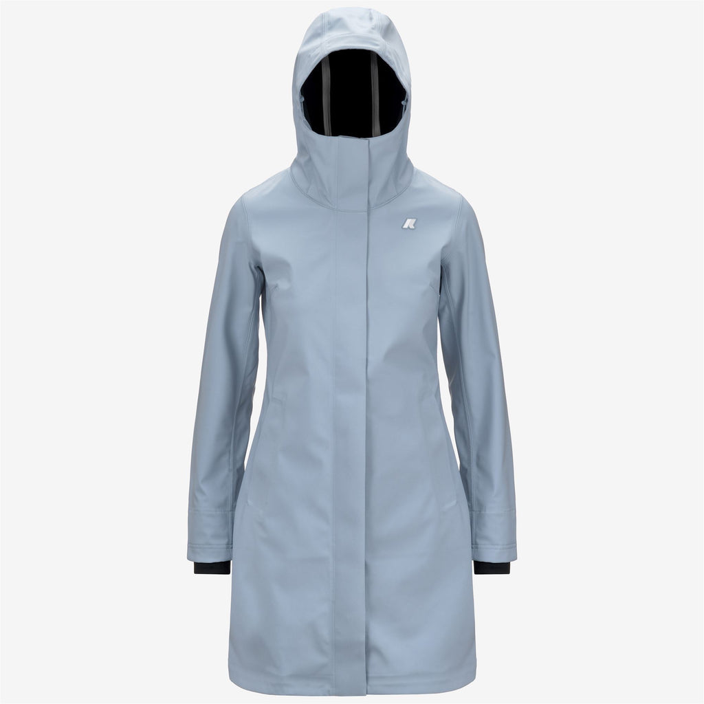 Jackets_WOMAN_STEPHY BONDED_3/4 Length_Blue A-Blue D - Commercial 1