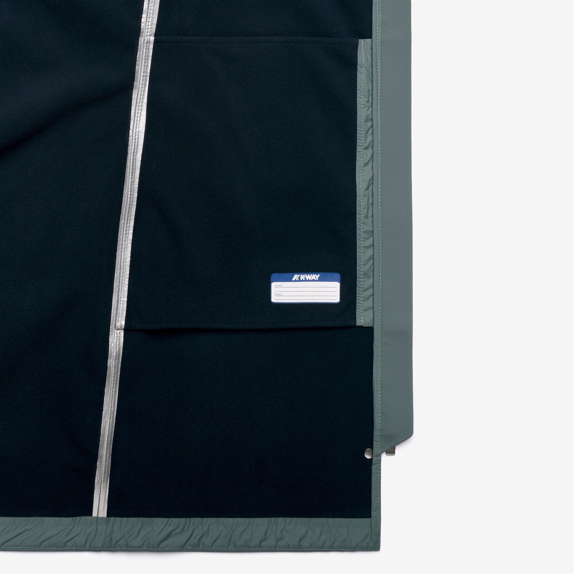 Jackets_Woman_STEPHY BONDED_3/4 Length_Green Balsam - Blue Depth - Commercial 2