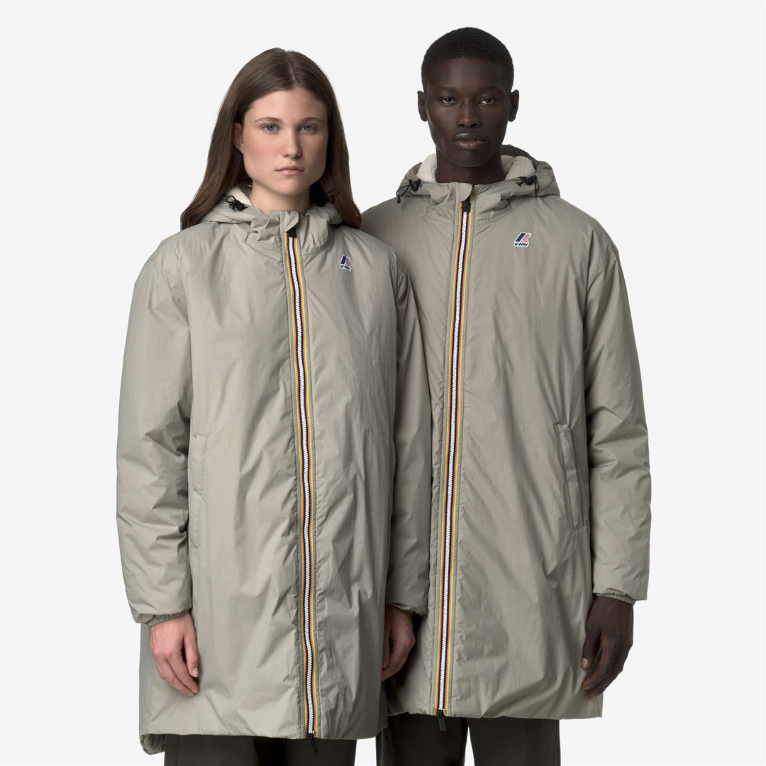 LE VRAI 4.0 EIFFEL EAST ORSETTO - Jackets - 3/4 LENGTH - UNISEX - Green Oak