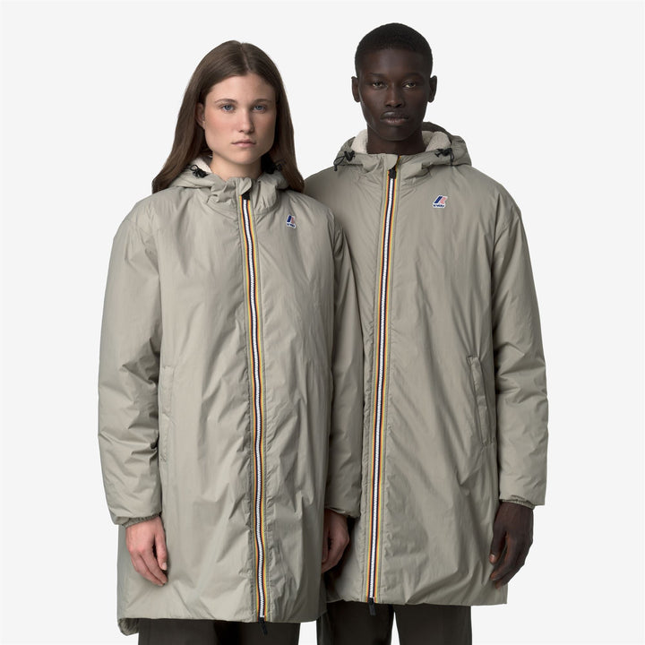 LE VRAI 4.0 EIFFEL EAST ORSETTO - Jackets - 3/4 LENGTH - UNISEX - Green Oak