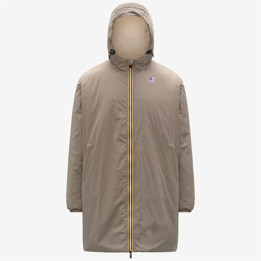 Jackets_UNISEX_LE VRAI 4.0 EIFFEL EAST ORSETTO_3/4 Length_Beige Taupe - Commercial 7