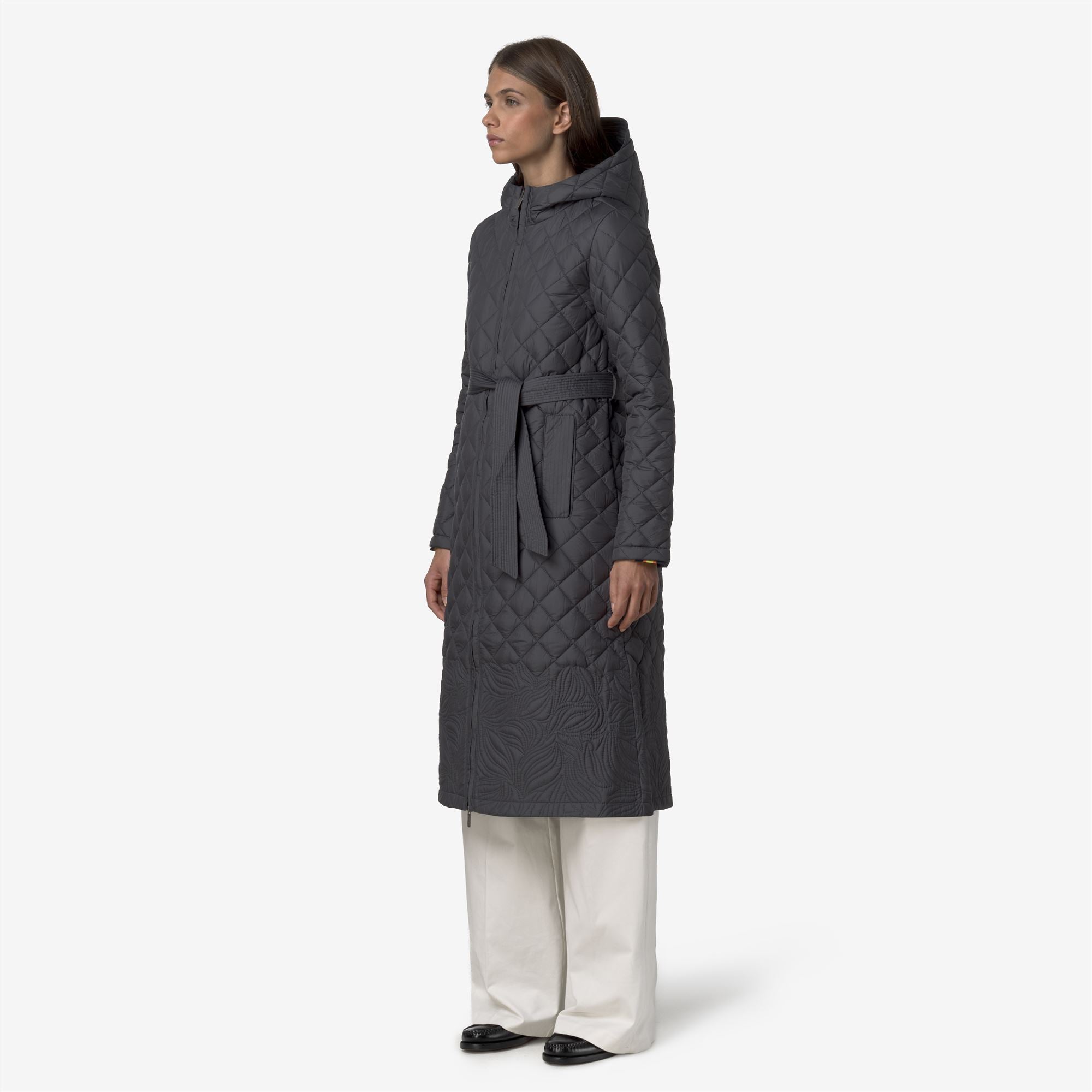 Jackets_WOMAN_ADELAID PREMIUM WARM_Long_Grey Shadow Dark - Grey Shadow Dk - Commercial 5