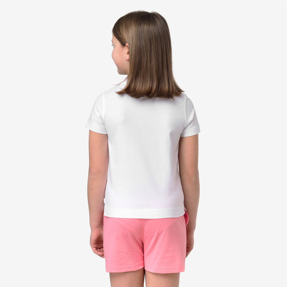 T-Shirts & Top_Girl_P. MELIS CORAIL JERSEY_T-Shirt_White - White - Commercial 6