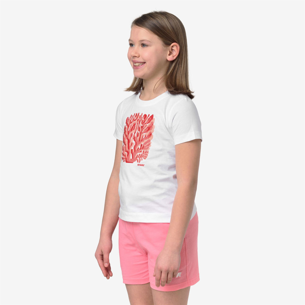T-Shirts & Top_Girl_P. MELIS CORAIL JERSEY_T-Shirt_White - White - Commercial 5